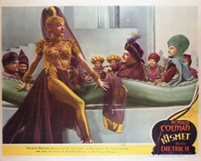Kismet Marlene Dietrich with gold painted legs Ronald Colman 11x14 movie poster