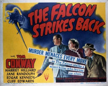 The Falcon Strikes Back Tom Conway Harriet Hilliard 11x14 inch poster