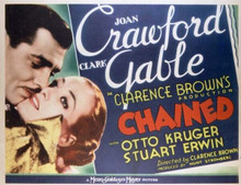 Chained Clark Gable and Joan Crawford 11x14 inch poster