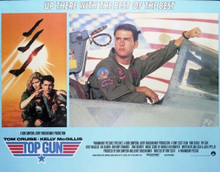 Top Gun Tom Cruise in jet Kelly McGillis 11x14 inch movie poster
