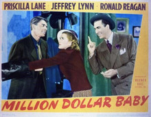Million Dollar Baby Priscilla Lane Ronald Reagan Jeffrey Lynn 11x14 movie poster