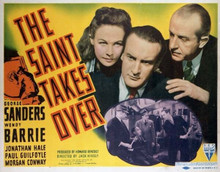 The Saint Takes Over George Sanders Wendy barrie 11x14 inch poster