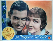 It Happened One Night Clark Gable Claudette Colbert 11x14 inch poster