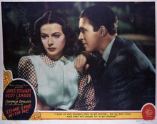 Come Live With Me James Stewart Hedy Lamarr 11x14 inch poster