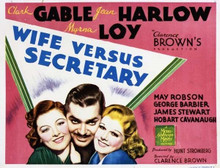 Wife Versus Secretary Clark Gable Jean Harlow Myrna Loy 11x14 inch poster