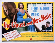 The Ghost and Mrs Muir Gene Tierney Rex Harrison George Sanders 11x14 poster