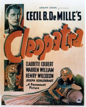 Cecil B. De Mille's Cleopatra Claudette Colbert 11x14 inch movie poster