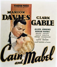 Cain and Mabel Marion Davis Clark Gable 11x14 inch movie poster