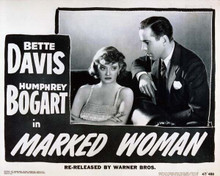 Marked Woman Bette Davis Humphrey Bogart 11x14 inch movie poster