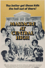 Massacre at Central High 1976 movie Andrew Stevens Kimberley beck 11x14 Poster