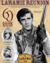 Laramie western TV series Robert Fuller cast reunion poster 11x14 inch photo