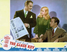 The Glass Key Veronica Lake Brian Donlevy Alan Ladd 11x14 inch movie poster