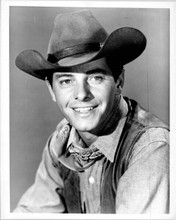 Peter Brown smiling portrait 1960's 8x10 inch original photo in western outfit