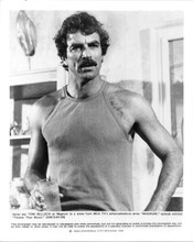 Tom Selleck sleeveless shirt 1980 8x10 original photo Magnum Thicker Than Blood