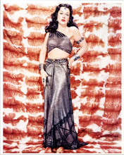Hedy Lamarr full body glamour pose in period costume 8x10 inch photo