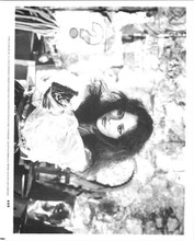 Barbara Carrera 1983 original 8x10 photo pointing gun Never Say never Again