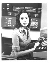 Barbara Carrera at computer terminal 1970's unidentified original 8x10 photo