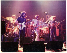 Grateful Dead vintage 1980's 8x10 press photo the band play live on stage