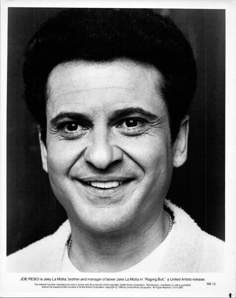 Joe Pesci 1980 original 8x10 photo smiling portrait Raging Bull
