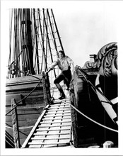 Errol Flynn posing on ship as Captain Blood 8x10 inch photo