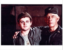 MASH Gary Burghoff & Harry Morgan 8x10 inch photo Radar and Potter