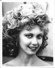 Olivia newton-John smiles as Sandy with big hair from grease 8x10 inch photo