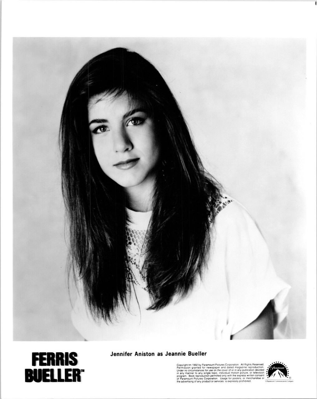 Jennifer Aniston Portrait 1992 Tv Series Ferris Bueller As Jeannie 8x10 Photo Moviemarket