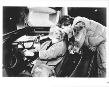 Back To The Future Christopher Lloyd in De Lorean Michael j Fox 8x10 photo