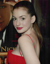 Anne Hathaway Beautiful In Red Dress 8x10 Photograph