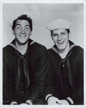 Dean Martin & Jerry Lewis smiling portrait 1952 Sailor Beware 8x10 inch photo