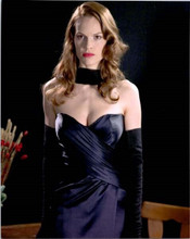 Hilary Swank inblack dress showing cleavage 2006 The Black Dahlia 8x10 photo