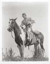 Jay Silverheels sitting on his horse Paint The Lone Ranger 8x10 inch photo