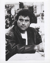 Ian McShane in black leather jacket as antiques expert Lovejoy 8x10 inch photo