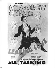 Leaping Love 1929 Hal Roach early talkie Charley Chase poster art 8x10 photo