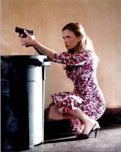 Kyra Sedgwick aims her gun from The Closer TV series 8x10 inch photo