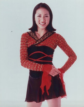 Michelle Kwan Ice Dancing Queen Smiling 8x10 Photograph