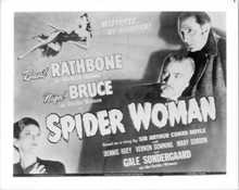 Spider Woman vintage 8x10 photo Basil Rathbone Nigel Bruce Gale Sondergaard