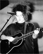 The Cure Robert Smith 1990's on stage playing guitar 8x10 inch press photo