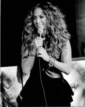 Jennifer Lopez on stage performing holding microphone 8x10 inch press photo