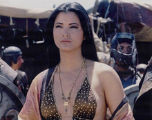 Kelly Hu On Set Of The Scorpion King 8x10 Photograph