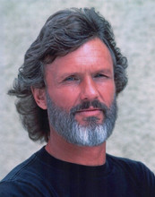 Kris Kristofferson great head and shoulders 1970's publicity portrait 8x10 photo