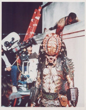 Predator rare image on set in between takes on a Predator movie 8x10 inch photo