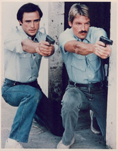 Riptide 1984 TV series Joe Penny Perry King point guns 8x10 inch photo