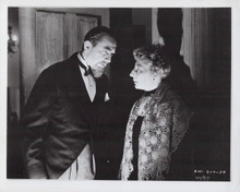 Bela Lugosi with beard in scene with actress movie unknown 8x10 inch photo