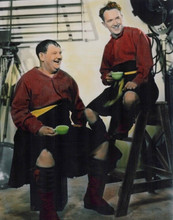 Babes in Toyland 1934 Laurel and Hardy Stan & Ollie relax on set 8x10 photo