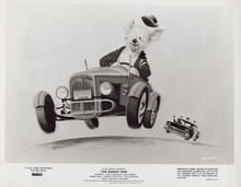 The Shaggy Dog 1959 Disney original 8x10 photo dog driving car pursed by cops