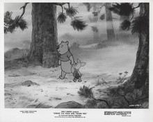 Winnie the Pooh and Tigger Too 1974 Disney original 8x10 photo Pooh & Piglet