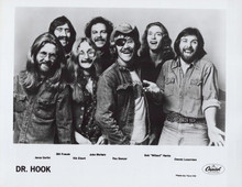 Dr. Hook 1970's rock band original 8x10 photo Capitol records promotional