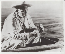 Spencer Tracy fishing in small boat The Old Man and The Sea 8x10 inch photo