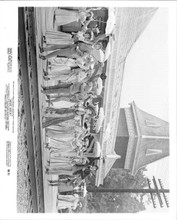 Hello Dolly 1970 original 8x10 photo Barbra Streisand and cast dance on station